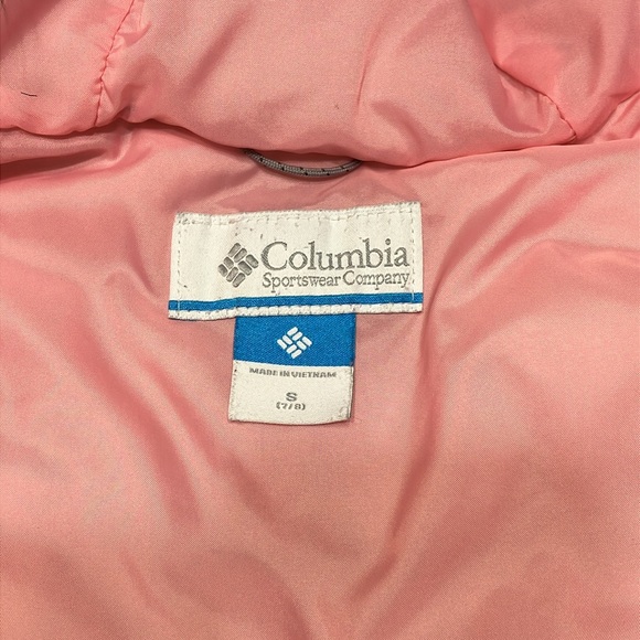 Girls Columbia puffer jacket size S (7/8) - Picture 6 of 12